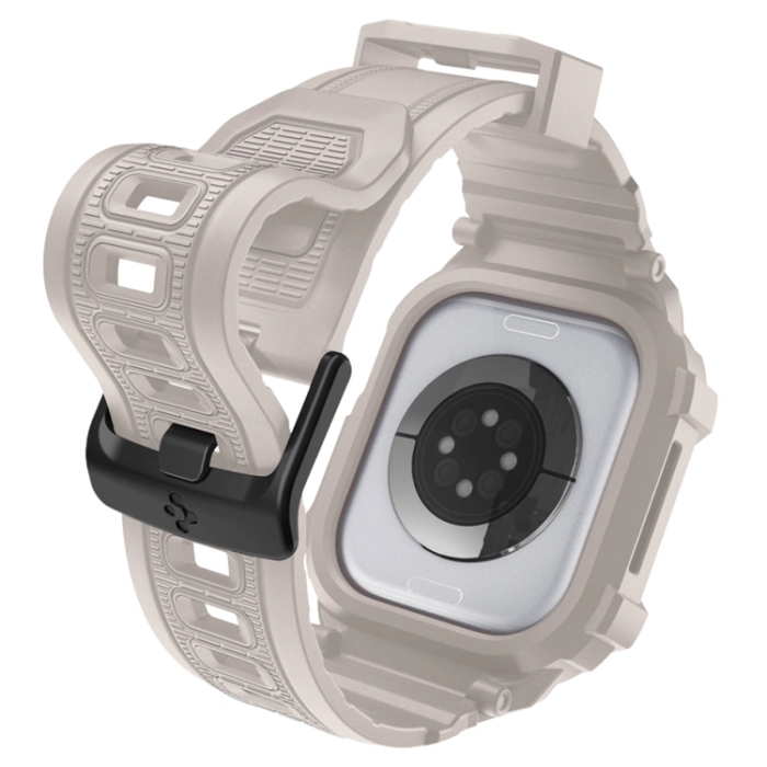 Spigen - Spigen Apple Watch 10/11 (46mm) Armband Rugged Armor Pro - Beige