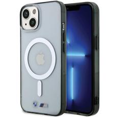 BMW - BMW iPhone 15 Mobilskal Magsafe Silver Ring - Transparent