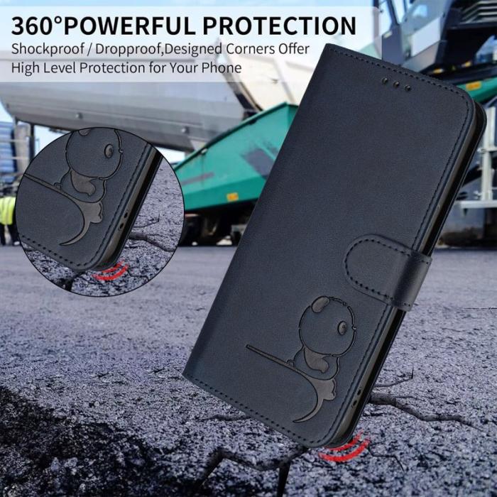 OEM - Samsung Galaxy A37 Plånboksfodral Konstläder RFID-Skydd - Blå