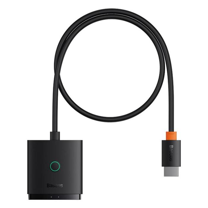BASEUS - Baseus HDMI Adaptrar med Kabel AirJoy 2in1 - Svart