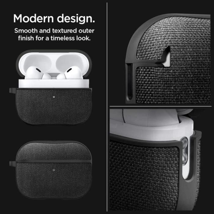 Spigen - Spigen Airpods Pro 1/2 Skal Urban Fit - Svart