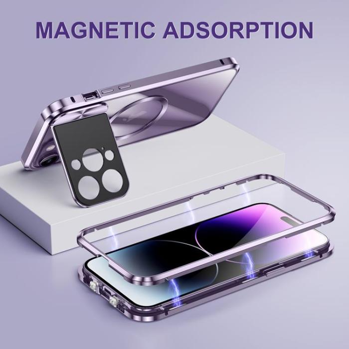 Boom of Sweden - BOOM iPhone 14 Mobilskal Magsafe Metall Frame - Lila