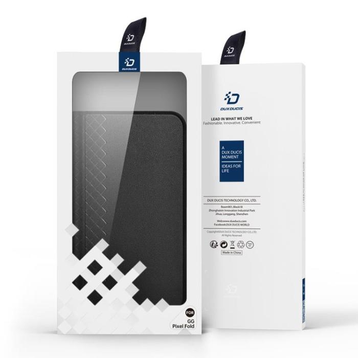 Dux Ducis - Dux Ducis Google Pixel Fold Plånboksfodral Brill - Svart