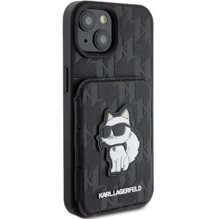 KARL LAGERFELD - Karl Lagerfeld iPhone 15 Mobilskal Korthållare Choupette