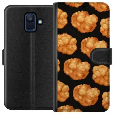 Gustaf - Pl&aring;nboksfodral till Samsung Galaxy A6 (2018) med Nuggets