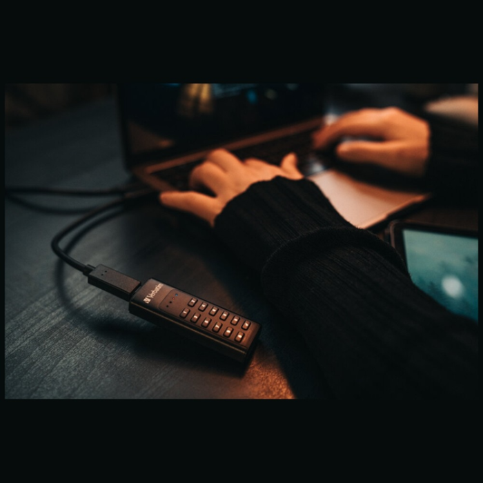 Verbatim - Verbatim Extern Hårddisk med Tangentbordssäker USB-C 3.1 Gen 1 32 GB