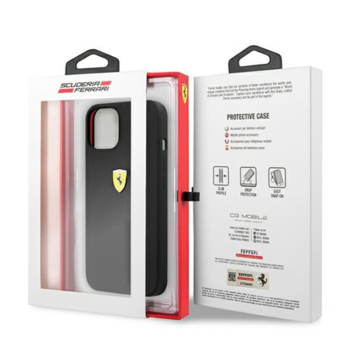 Ferrari - Ferrari iPhone 13 Skal Silicone - Svart