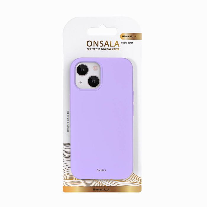 Onsala - Onsala iPhone 14/13 Mobilskal Silikon - Lila