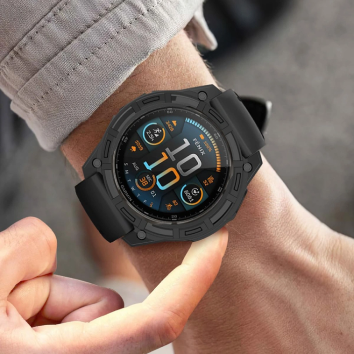 Tech-Protect - Tech-Protect Garmin Fenix 8 (47mm) Skal Defense Air - Svart