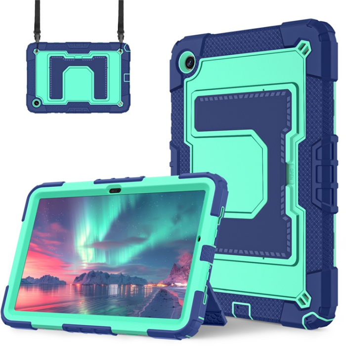 A-One Brand - Galaxy Tab A9 Plus Skal Kickstand Med Rem Anti Drop