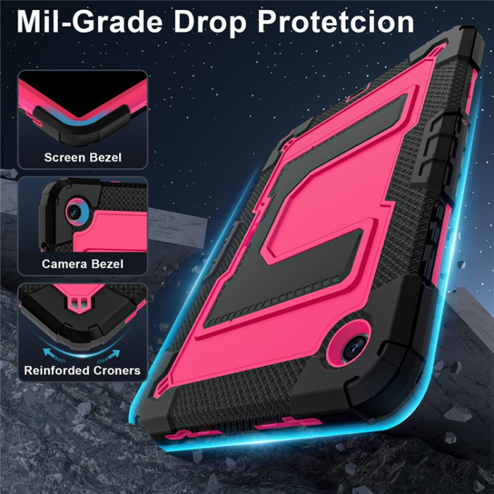 A-One Brand - Galaxy Tab A9 Plus Skal Kickstand Med Rem Anti Drop