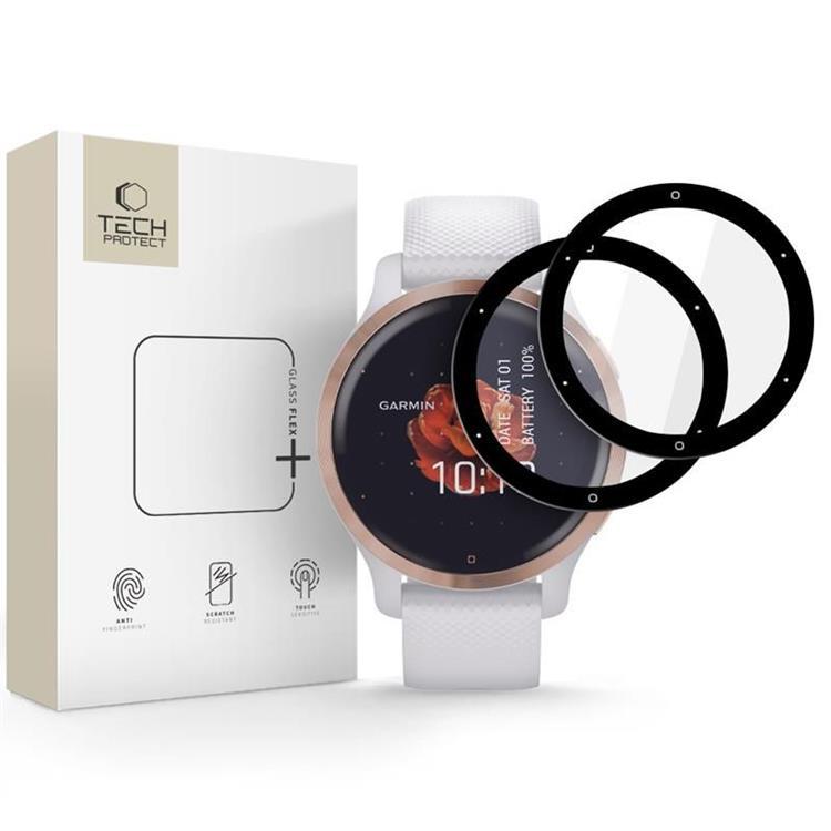 [2-Pack] Tech-Protect Garmin Venu 2S Härdat glas Skärmskydd | 5468 | AlltMobil