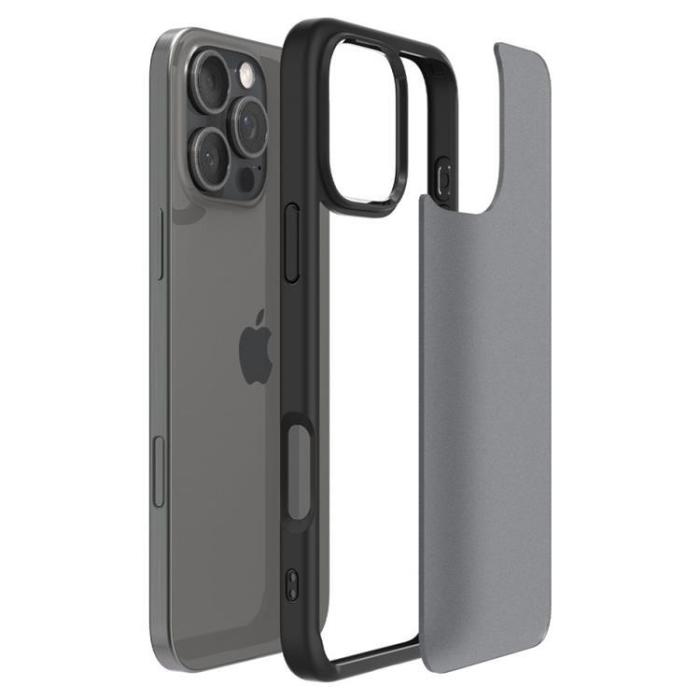 Spigen - Spigen iPhone 16 Pro Max Mobilskal Ultra Hybrid - Frost Svart