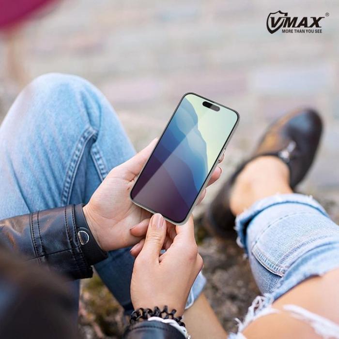 VMAX - Vmax iPhone X/XS/11 Pro Härdat Glas Skärmskydd 9D - Svart
