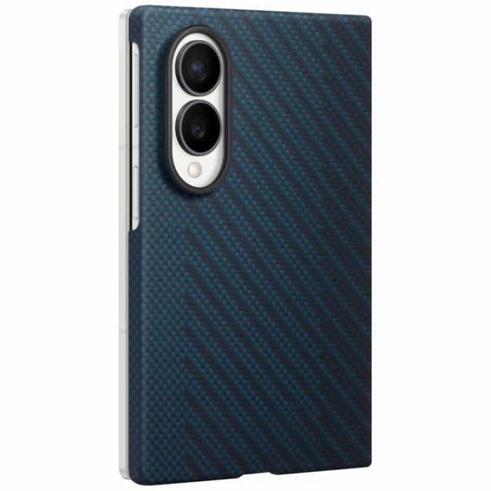 Samsung - Samsung Mobilskal för Galaxy Z Fold 8 Magnet Carbon - Marinblå