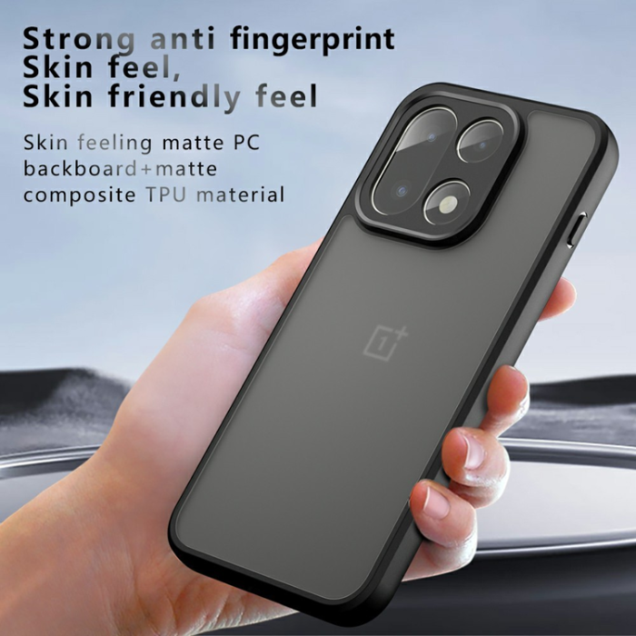 A-One Brand - OnePlus 15 5G Mobilskal Matte Skin-Feel Shockproof - Svart