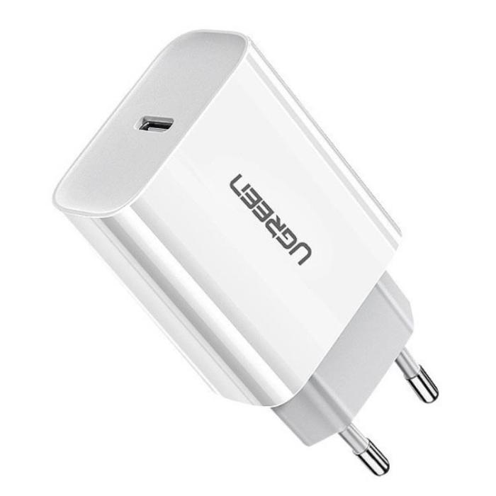 Ugreen - Ugreen Power Väggladdare USB-C 20W 3A - Vit