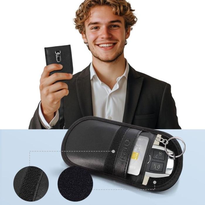 Tech-Protect - Tech-Protect Nyckellös RFID Signal Blocker Faraday Skal - Svart