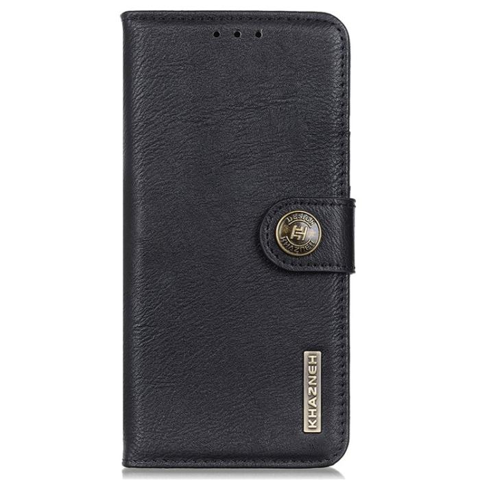 KHAZNEH - KHAZNEH Galaxy S23 FE Plånboksfodral Cowhide - Svart