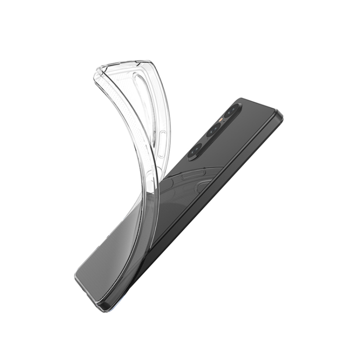 UTGATT1 - Sony Xperia 1 V Mobilskal Ultra Clear 0.5mm - Transparent