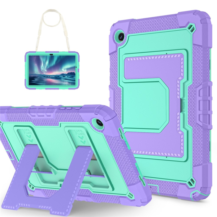 A-One Brand - Galaxy Tab A9 Plus Skal Kickstand Med Rem Anti Drop