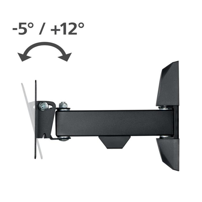 Hama - HAMA TV Väggfäste Tilt VESA Svart 100x100 15kg