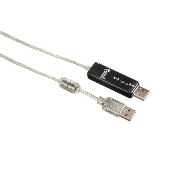 Hama - HAMA USB 2.0 Linkkabel För att Koppla ihop Två Datorer