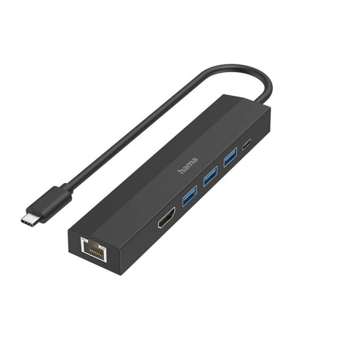 Hama - HAMA USB-C Multiport Adapter 6 portar