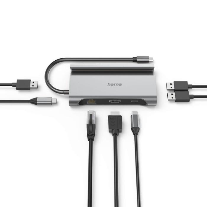 Hama - HAMA USB-Hubb USB-C Multiport 7-Portar