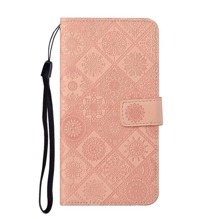 OEM - Plånboksfodral för Samsung Galaxy S26 Konstläder med rem - Rosa
