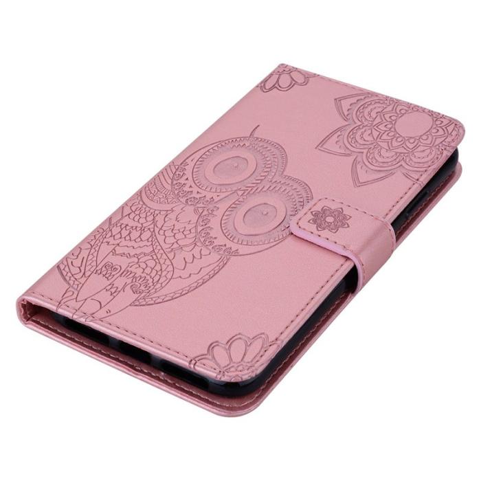 OEM - Plånboksfodral för Samsung Galaxy S26 Konstläder med rem - Roséguld