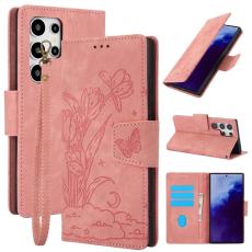 OEM - Pl&aring;nboksfodral f&ouml;r Samsung Galaxy S26 Ultra Konstl&auml;der - Rosa