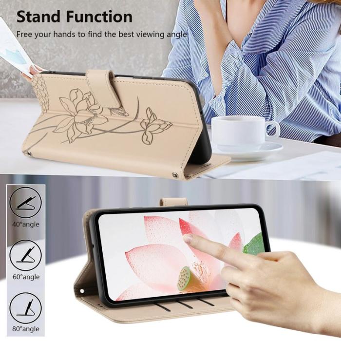 OEM - Plånboksfodral för Samsung Galaxy S26 Konstläder Stativ - Beige