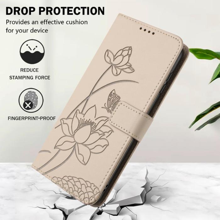 OEM - Plånboksfodral för Samsung Galaxy S26 Konstläder Stativ - Beige