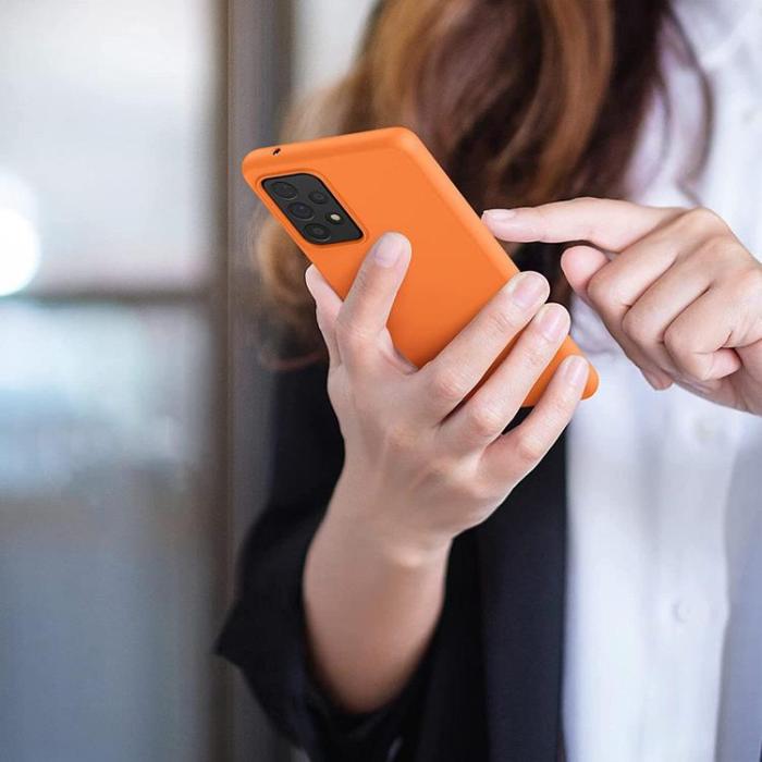 OEM - Galaxy A22 4G Mobilskal Silikon - Röd