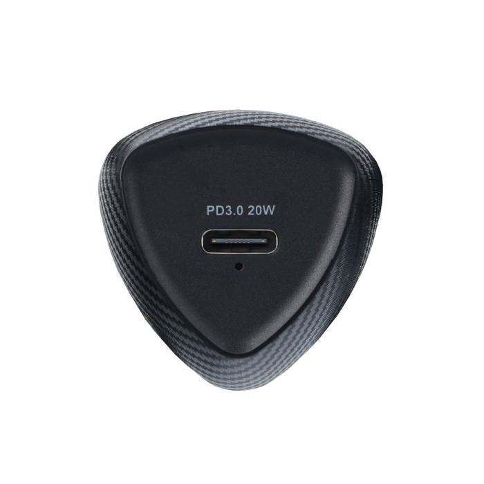 Forcell - FORCELL CARBON billaddare USB-C 3.0 PD20W svart