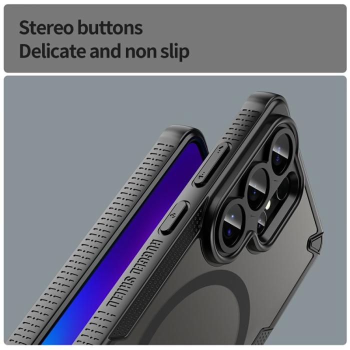 OEM - Mobilskal för Samsung Galaxy S26 Ultra Magnetiskt TPU + PC - Svart