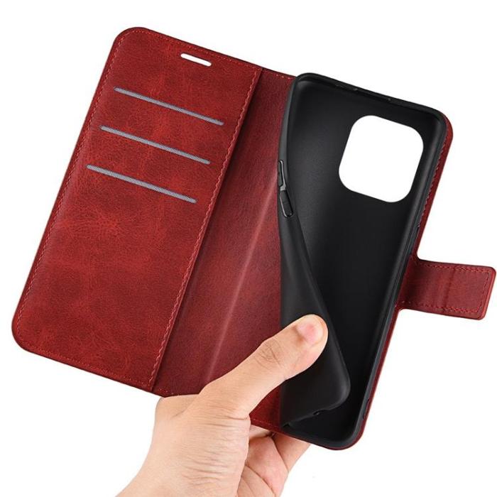 OEM - Flip Folio iPhone 14 Pro Max Plånboksfodral - Röd