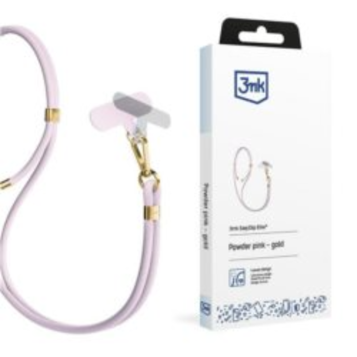 3MK - 3mk Mobil Lanyard Easyclip Elite - Ljusrosa