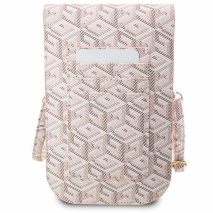 Guess - Guess Halsbandsfodral GCube Stripe - Rosa