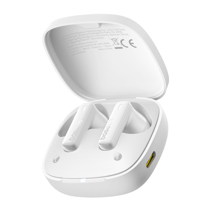 BASEUS - Baseus TWS In-Ear Hörlurar Bowie E19 - Vit