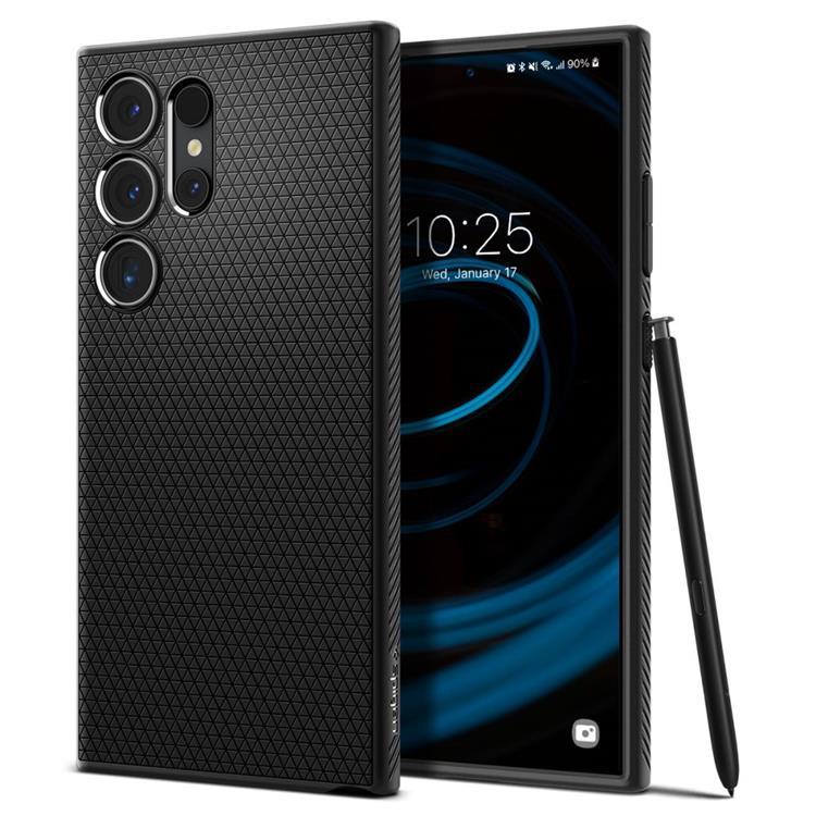 Spigen Galaxy S24 Ultra Mobilskal Liquid Air - Svart | 2353 | AlltMobil