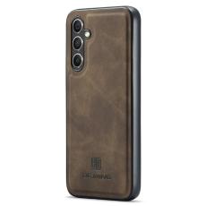 DG.MING - DG.MING Mobilskal till Samsung Galaxy S25+ PU L&auml;der Hybrid - Brun
