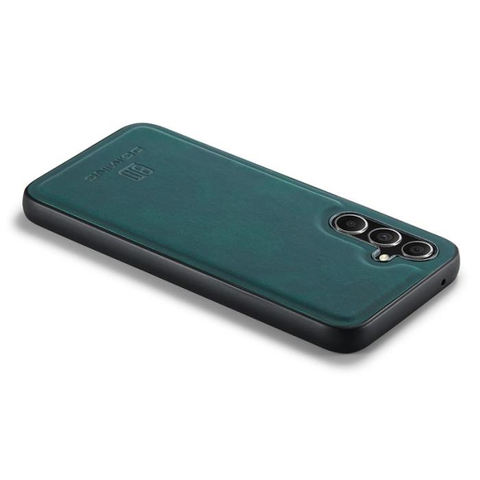 DG.MING - DG.MING Mobilskal till Samsung Galaxy S25 PU Läder Hybrid Grön