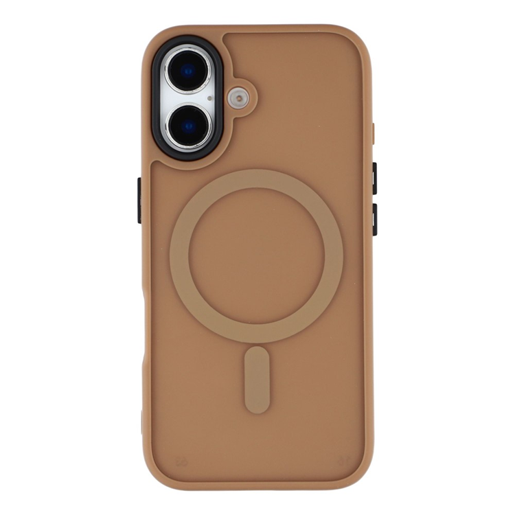 Mobilskal till iPhone 17 MagSafe Skin Touch - Brun | 2353 | AlltMobil