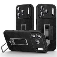 SULADA - SULADA iPhone 16 Pro Mobilskal Kickstand med Fingerrem