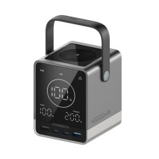 Cuktech - Cuktech Powerbank 300W 40000mAh med tr&aring;dl&ouml;s laddning 2x USB-C + 2x USB-A - Svart