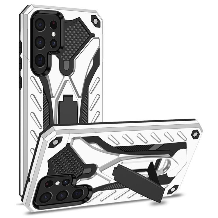 Phantom Knight Skal Galaxy S22 Ultra - Silver | 2353 | AlltMobil