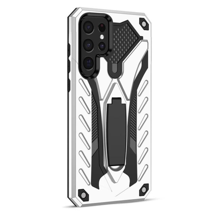 OEM - Phantom Knight Skal Galaxy S22 Ultra - Silver