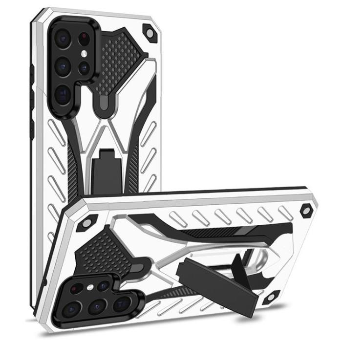 OEM - Phantom Knight Skal Galaxy S22 Ultra - Silver